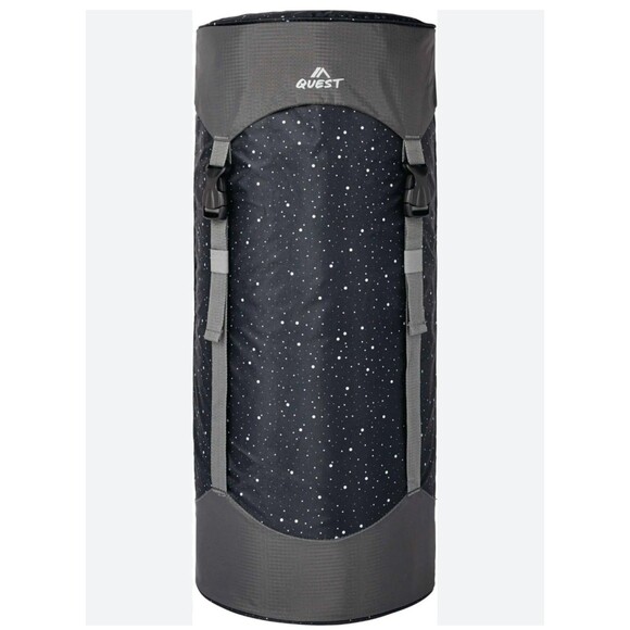 Quest Other - Quest Compression Pack Flip Top Lid 30L Black Gray